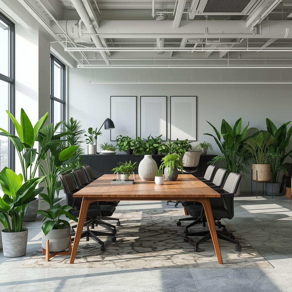 Kantoor met natuurlijk licht